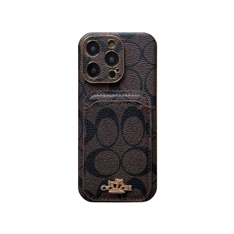 Klassisk iPhone-etui med kortholder Sort -KB241651