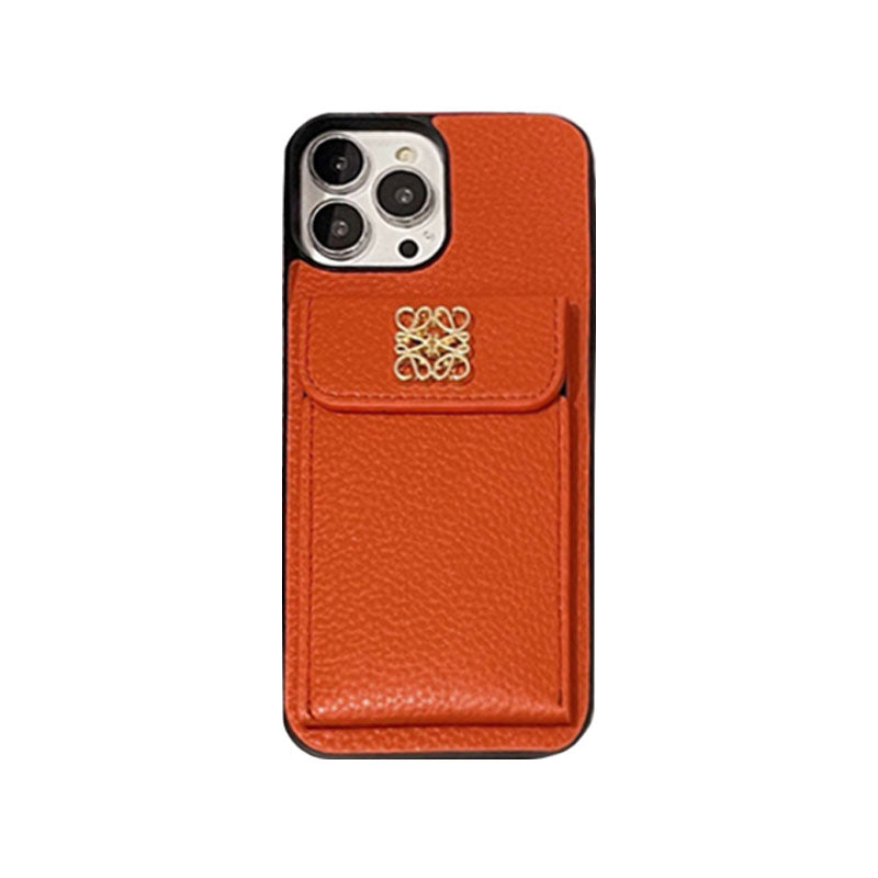 Luksus iPhone-etui med kortholder Sort-QBK240603