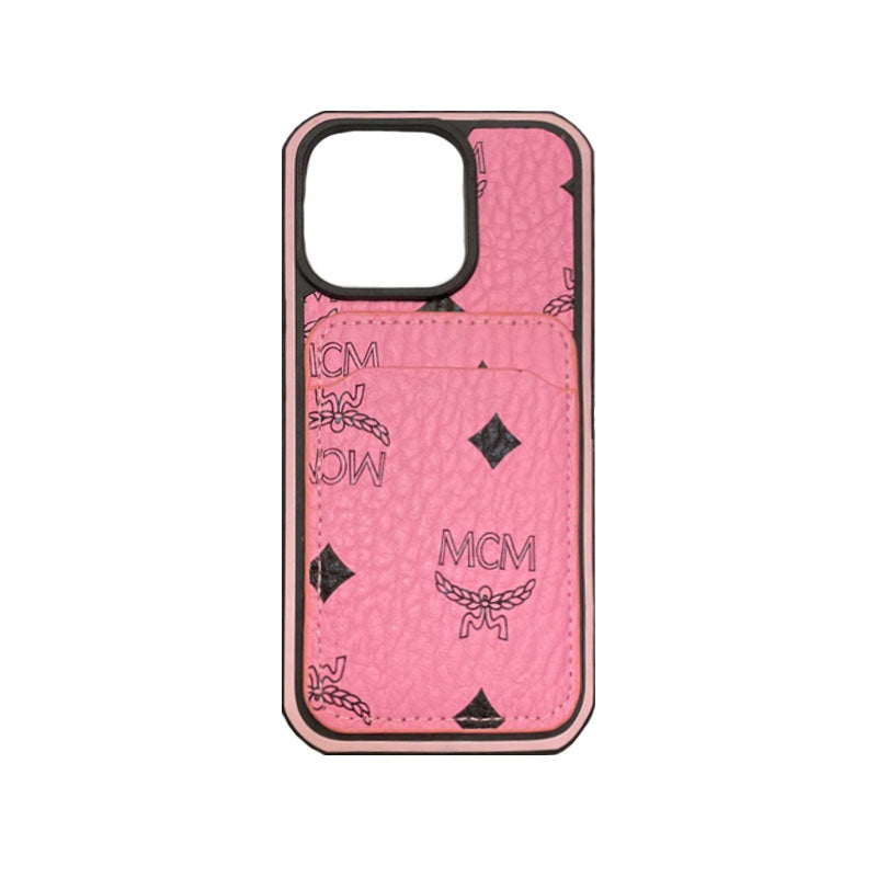 MCM iPhone-etui med kortholder Gul-MCK240603