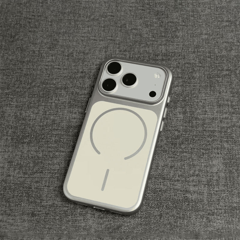 Matte Magnetic iPhone Case: Slim Protection, Wireless Charging Ready