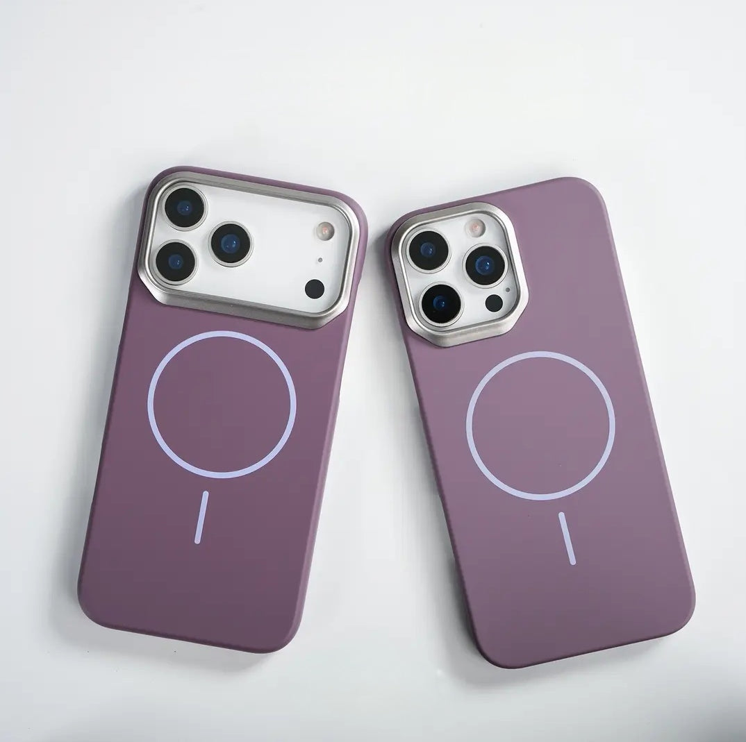 Nyt tyndt bare-feel magnetisk telefoncover 08