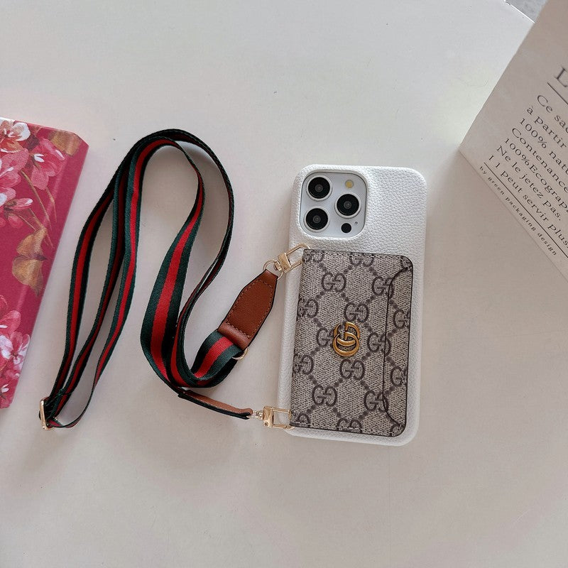 حقيبة بطاقات مميزة، حقيبة كروس كلاسيكية لهاتف iPhone