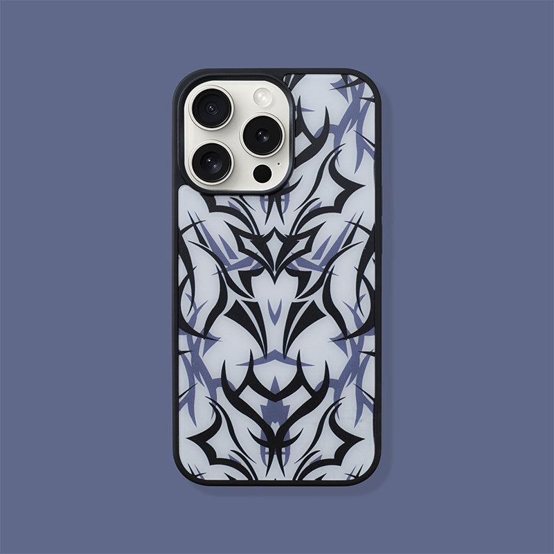 適用於 iPhone 的終極深色圖案盔甲手機殼