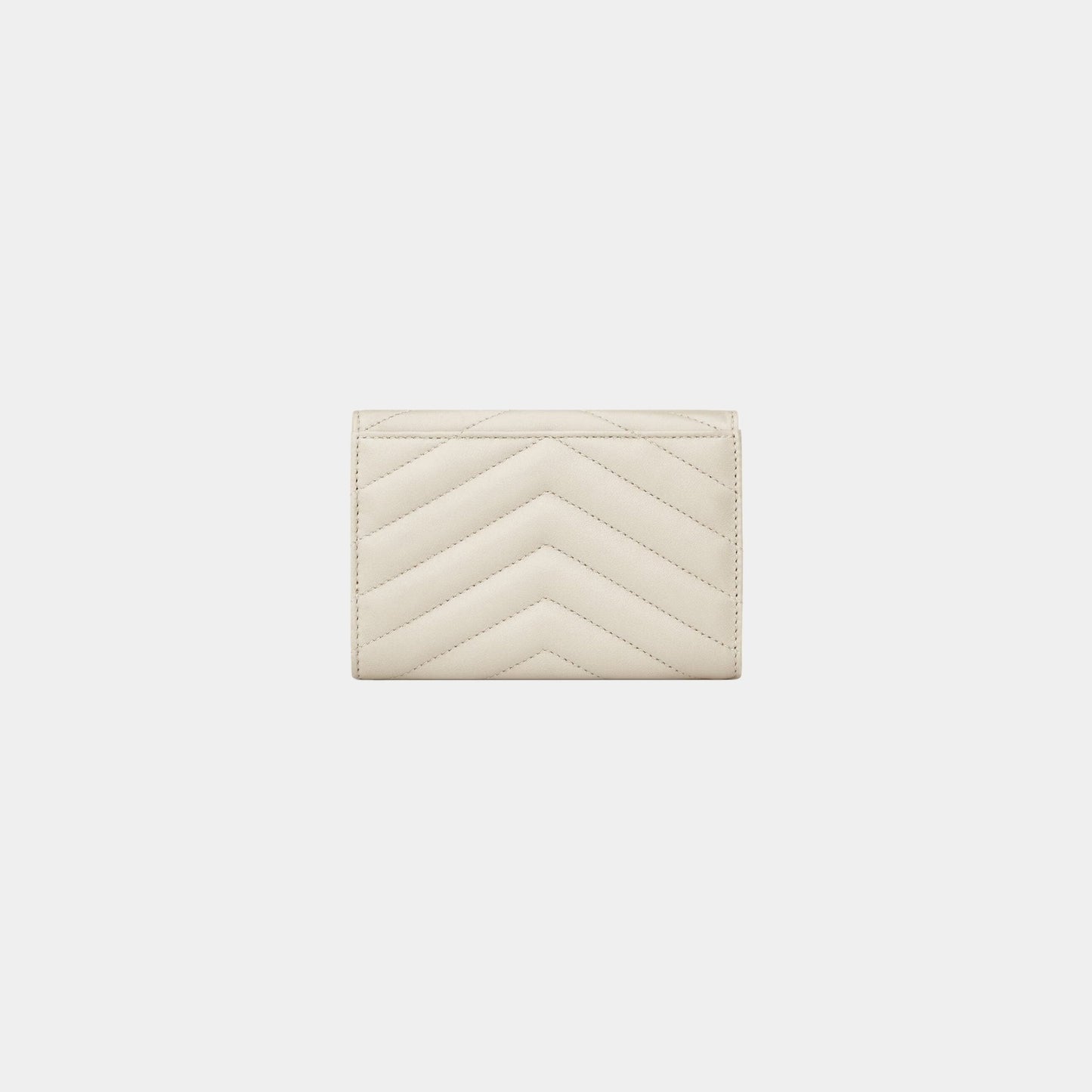 Petit portefeuille C-m en cuir d'agneau matelassé