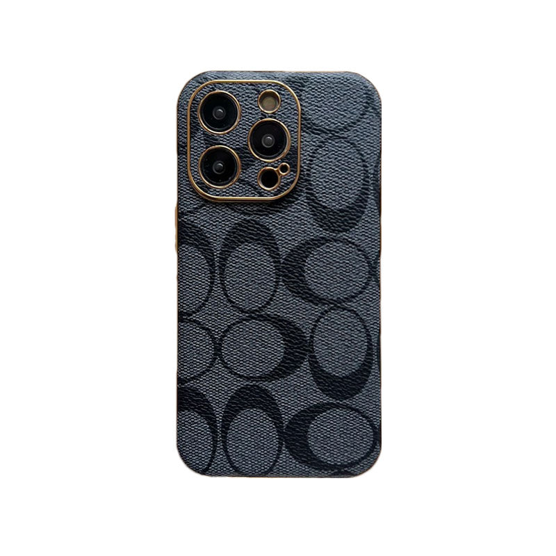 Klassisk iPhone Case Læder Light Brow -QBK240513