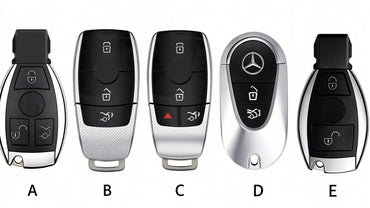 Top Grain Leather Mercedes Key Case