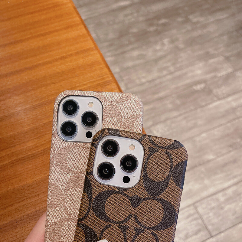 Klassisk klassisk iPhone-etui Brun -JDK241426