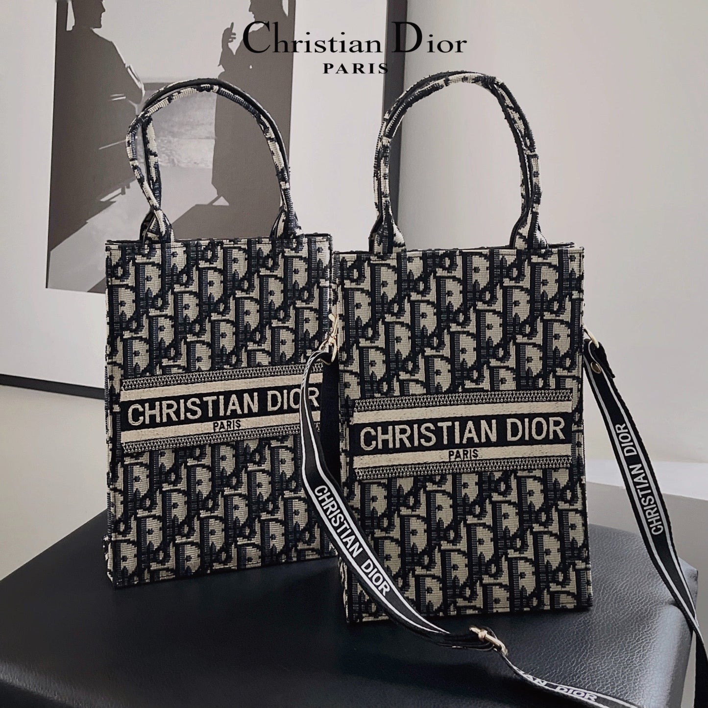 Borsa tote classica con tracolla