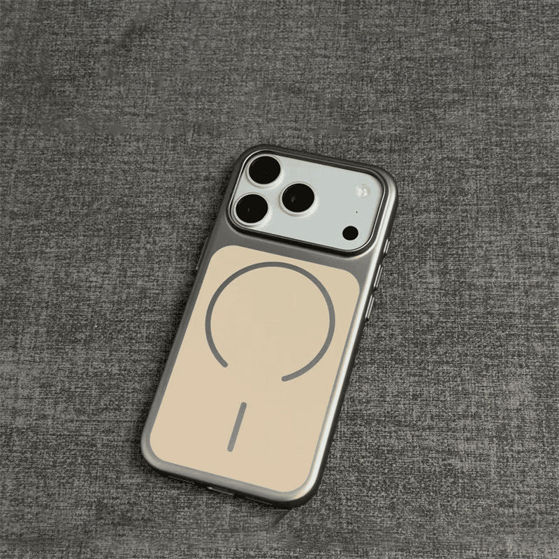 Matte Magnetic iPhone Case: Slim Protection, Wireless Charging Ready