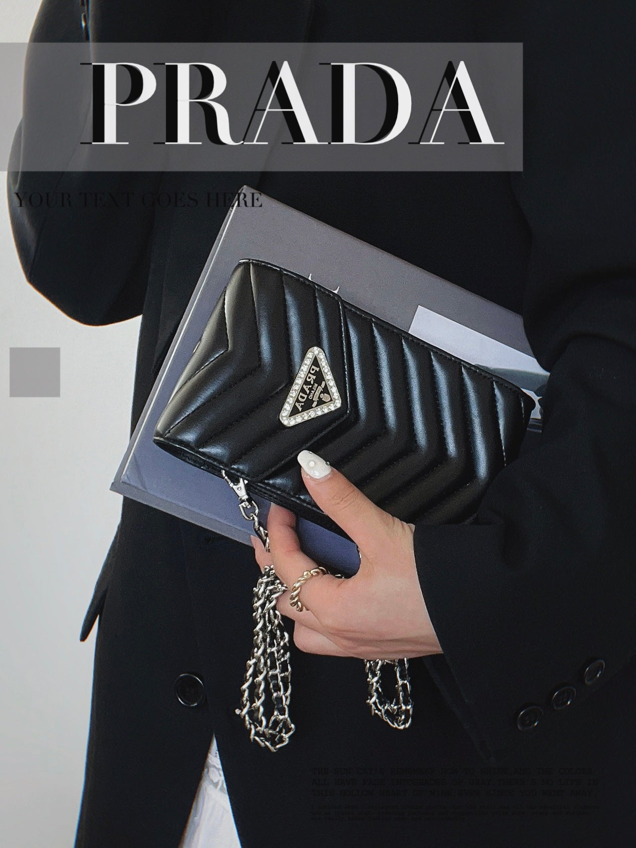 Crossbody læder telefontaske