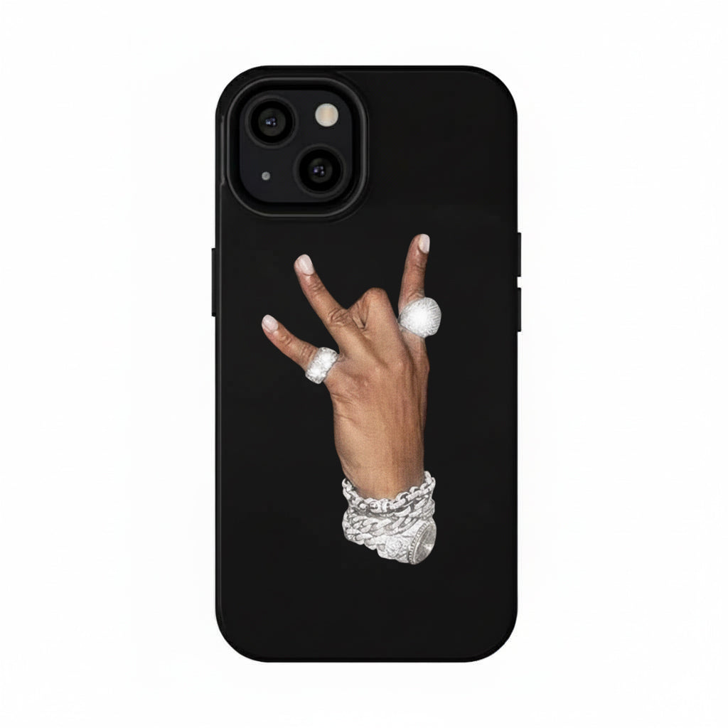 3D Lenticular Magsafe Phone Case - Dynamic Lil Baby Dual Design (Angle-Shifting Portrait & Bling Hand Visuals)