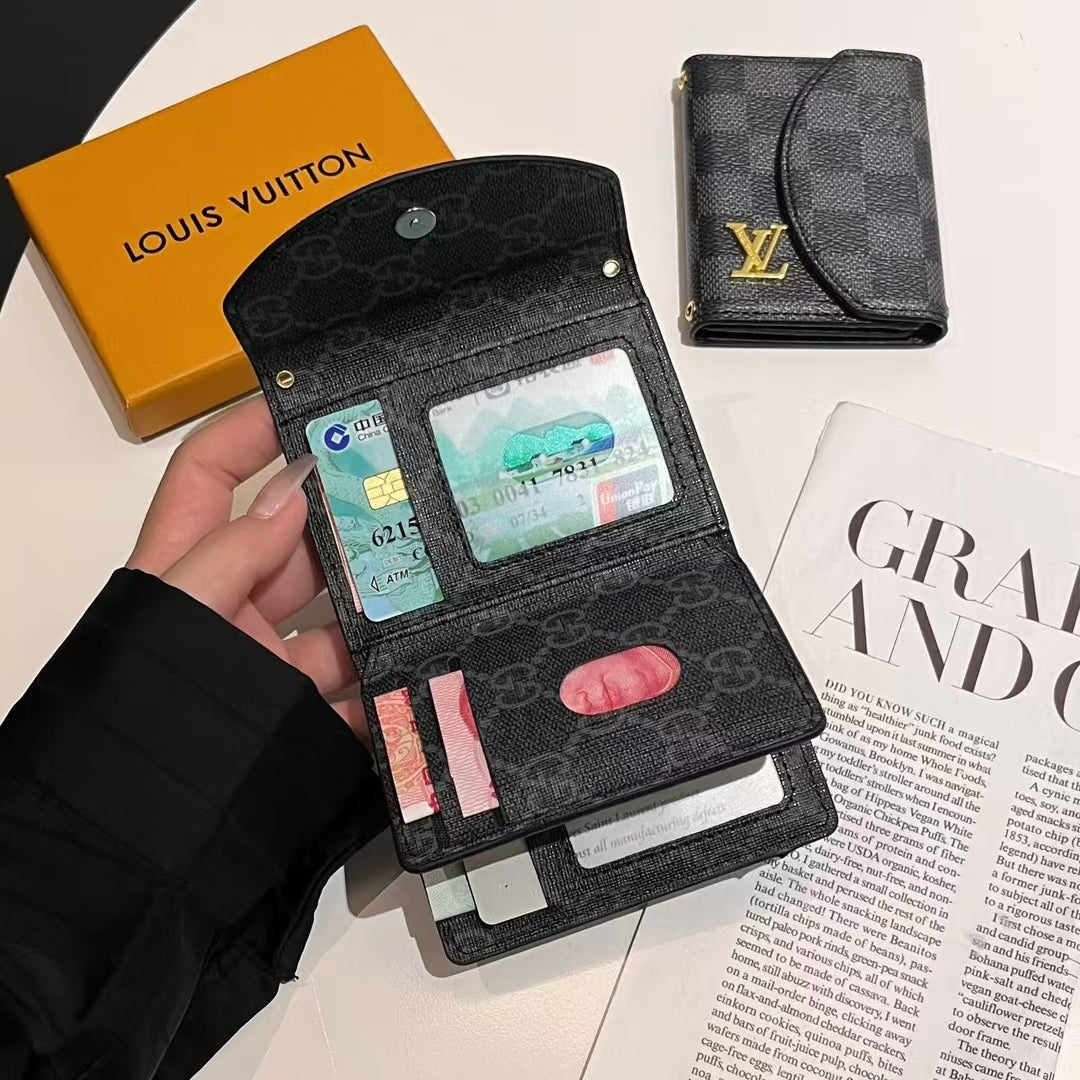 Luksus Lou & Luksus-inspireret Monogram Compact Wallet Collection