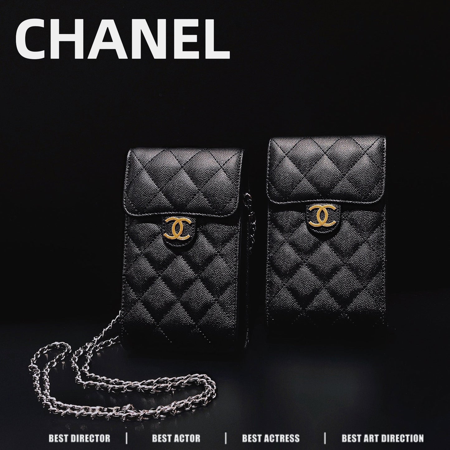 Crossbody læder telefontaske