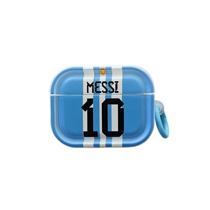 The Messi 10 Jersey Glossy AirPods Case