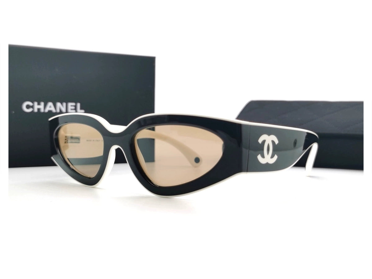 Rechteckige Acetat-Sonnenbrille