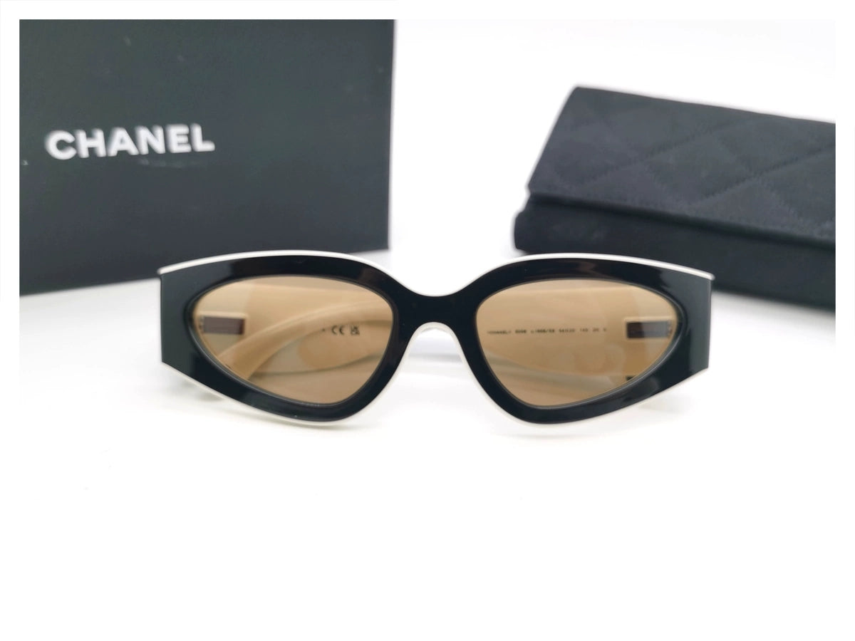 Rechteckige Acetat-Sonnenbrille