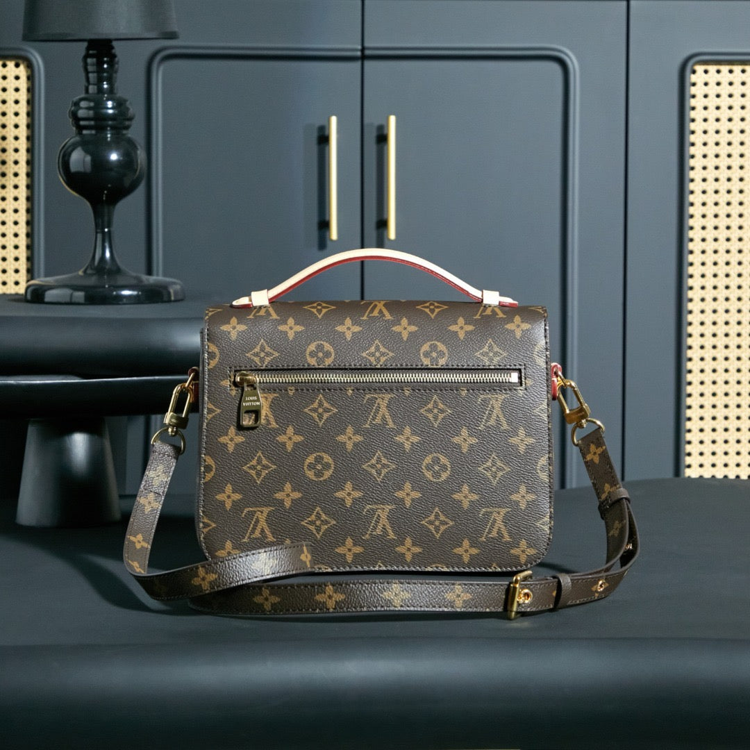 Sac à bandoulière 2-en-1 marron foncé & 010
