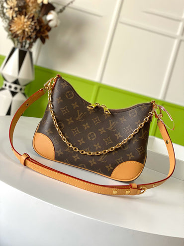Luxe Monogram Hobo håndtaske