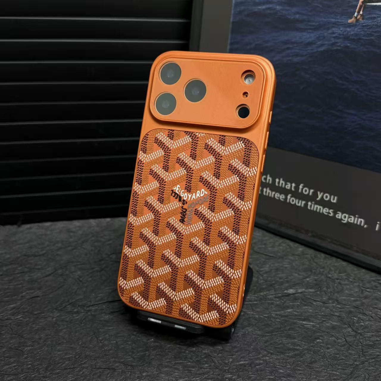 The Iconic Goyard-Style Luxury iPhone Case