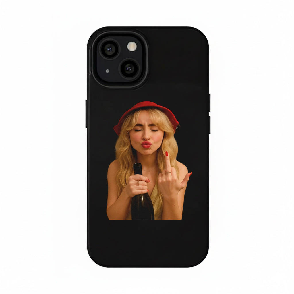 3D Lenticular Phone Case – Dual Visual Champagne Vibe Black Hip-Hop Design