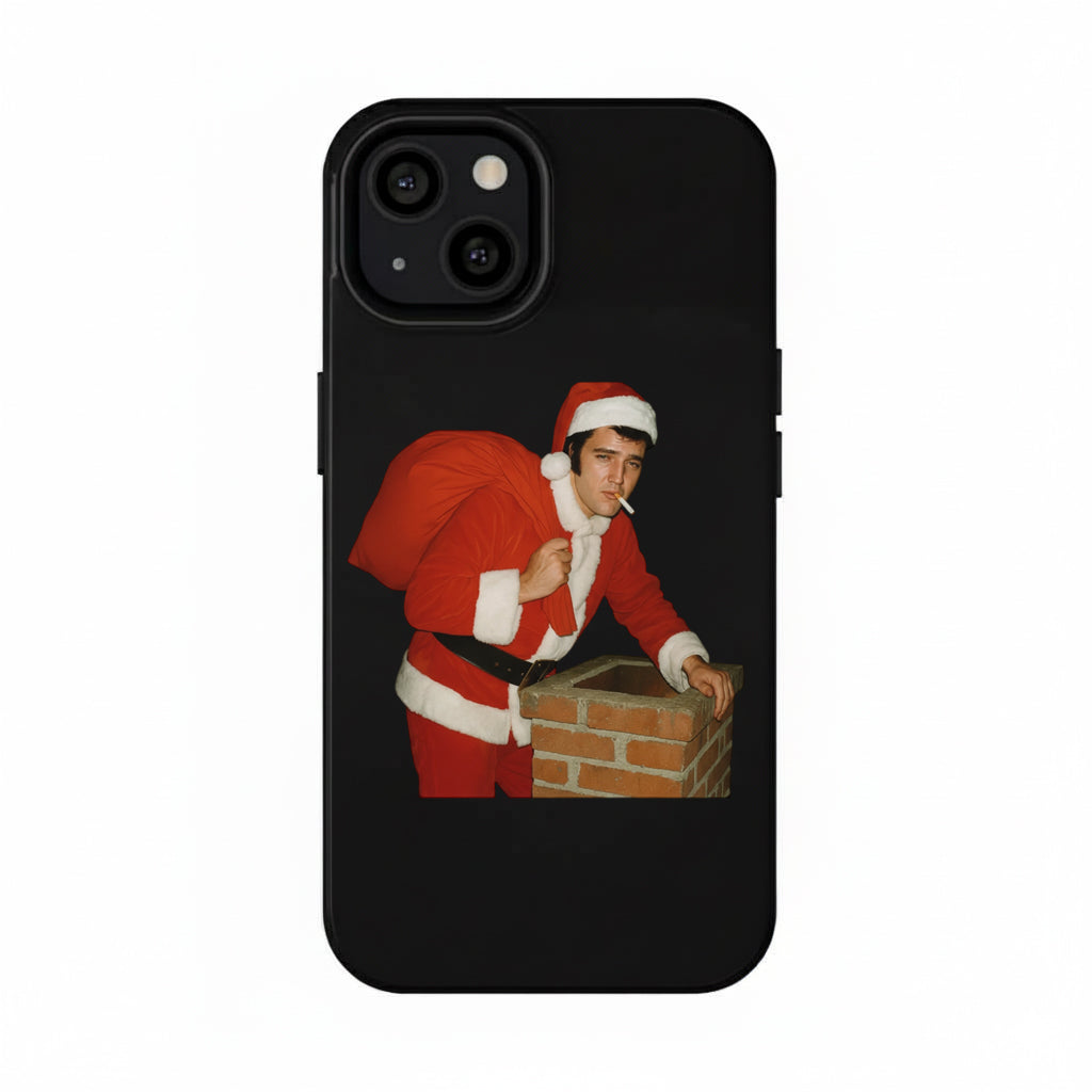 3D Lenticular Phone Case – Dual Visual Santa Vibe Black Hip-Hop Design