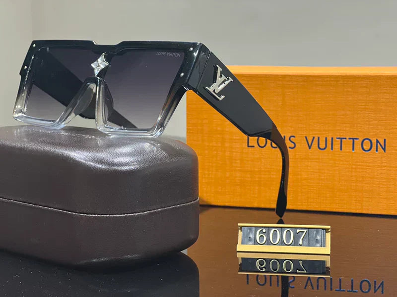 Lunettes de soleil de luxe à grande monture L-009