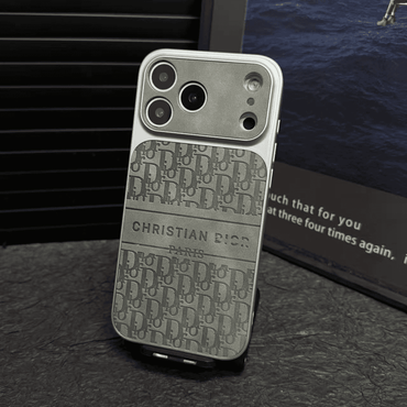 Dior–Inspired Monogram iPhone Case: Premium Texture, Slim Luxury Protection