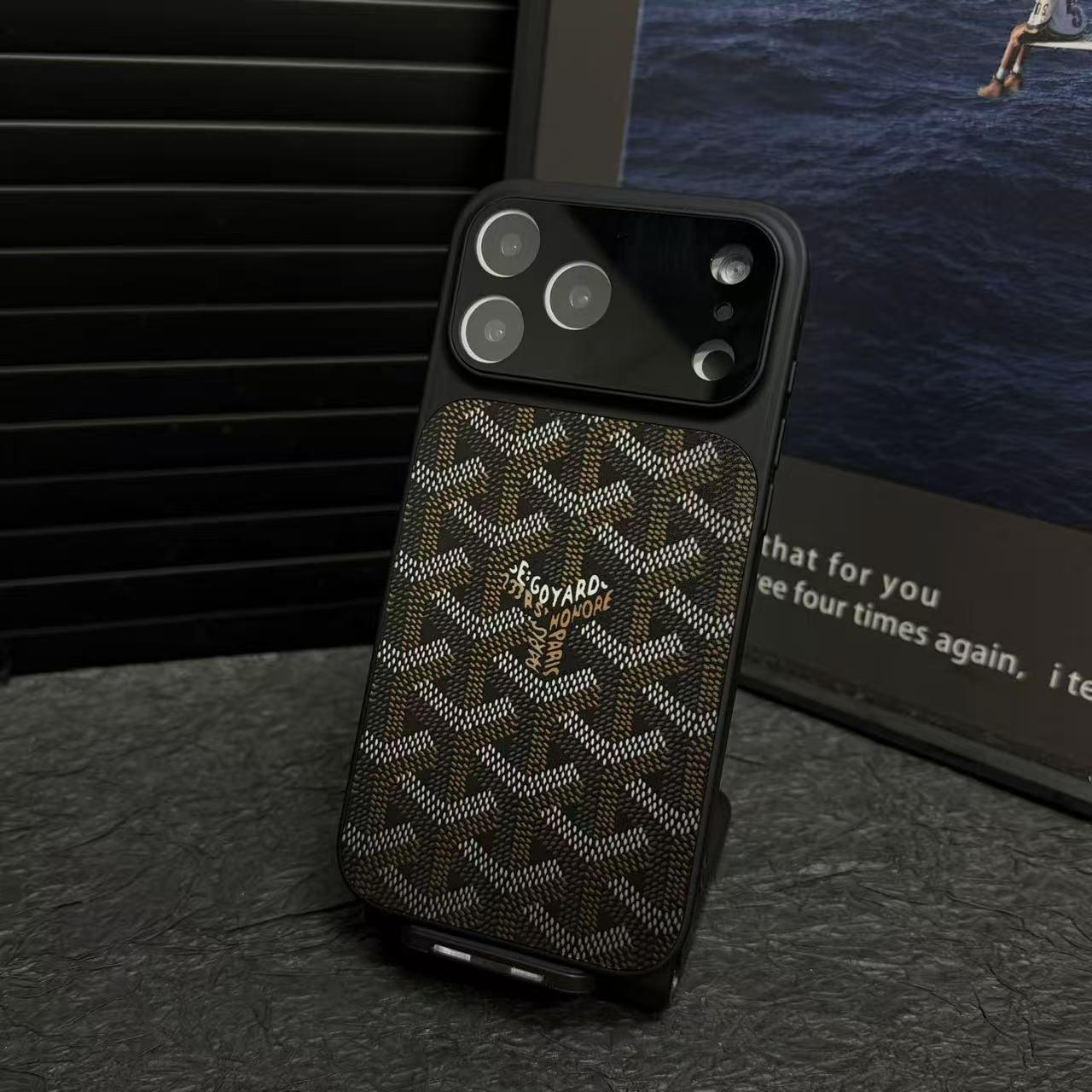 The Iconic Goyard-Style Luxury iPhone Case