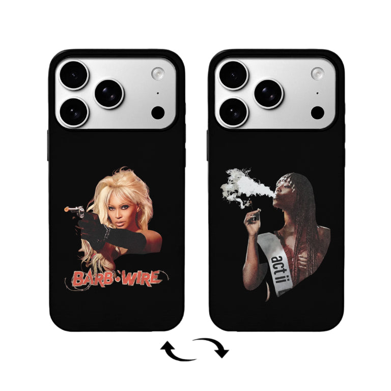 3D Lenticular Flip Telefonfodral – Taggtråd & Act II Dual Portrait