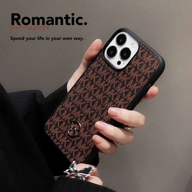 Luksus iPhone-etui Brun-MKK240603