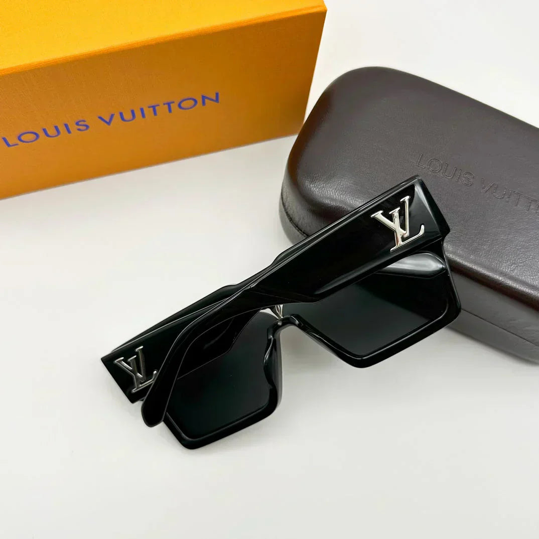 Lunettes de soleil de luxe à grande monture L-009