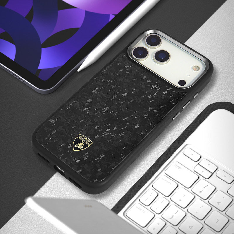 Het ultieme Lamborghini-telefoonhoesje van koolstofvezel voor iPhone