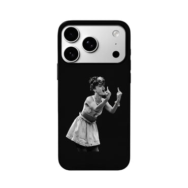 3D Lenticular Flip Phone Case – Sweet-HipHop Female Dual Gesture Portrait Design
