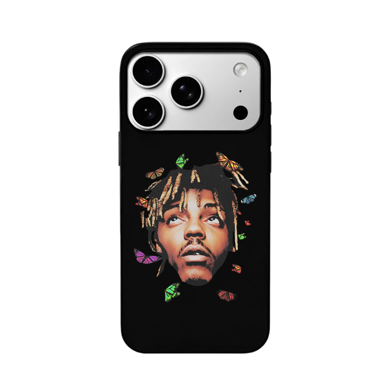 3D Lenticular Phone Case – Dual Visual Hip-Hop Halo & Butterfly Design