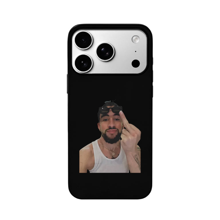 3D Lenticular Flip Phone Case – Dual Hip-Hop Gesture Portrait Design