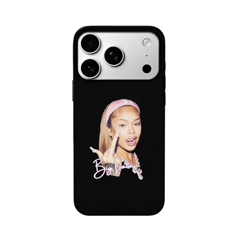 3D Lenticular Flip Phone Case – Dual Hip-Hop Portrait & Text Design