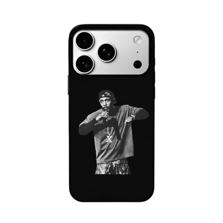 3D Lenticular Flip Phone Case – Rapper Dual Portrait: Casual Cool & Stage Bold Style