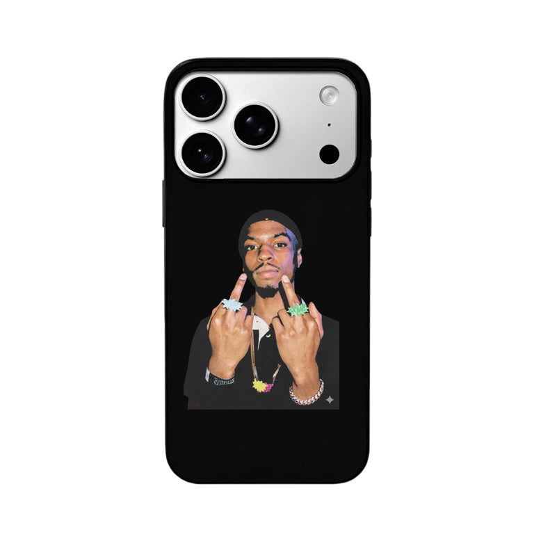3D Lenticular Phone Case – Dual Visual Hip-Hop Icon Gesture Design