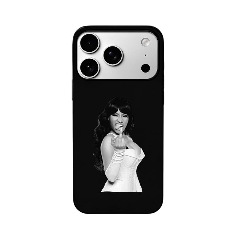 3D Lenticular Flip Phone Case – Sweet-HipHop Female Dual Gesture Portrait Design