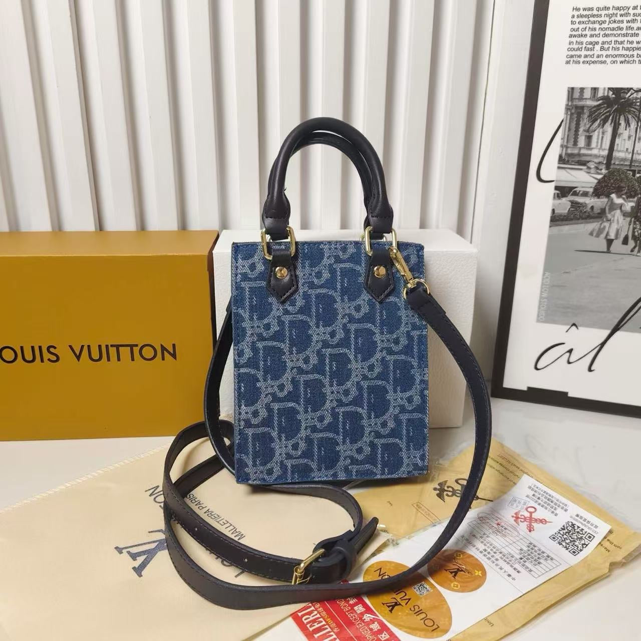 Borsa tote classica con tracolla