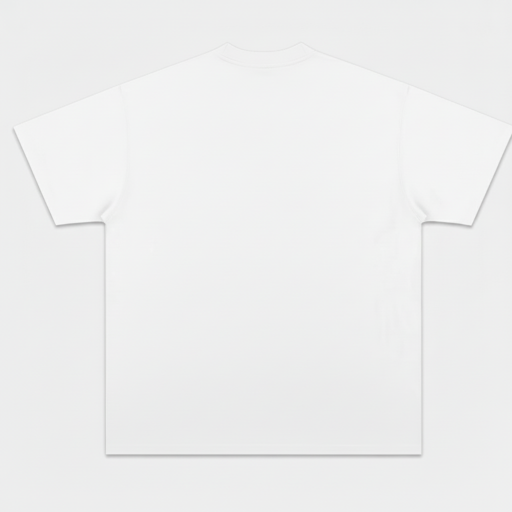 MaisonAurive Washed Hip-Hop Tee – Black | White | Waterwashed Grey