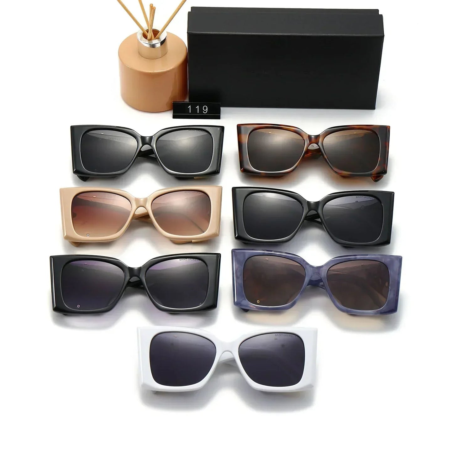 Luxuriöse Sonnenbrille mit großem Rahmen Y-01