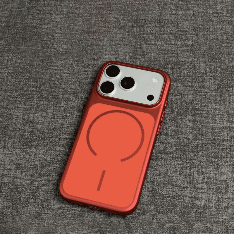 Matte Magnetic iPhone Case: Slim Protection, Wireless Charging Ready