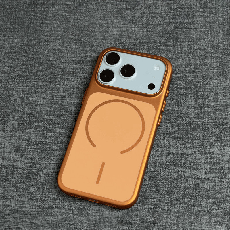 Matte Magnetic iPhone Case: Slim Protection, Wireless Charging Ready