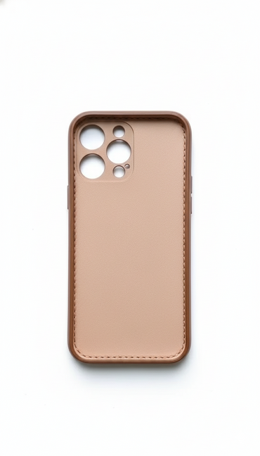 全粒面皮革一體成型 iPhone 保護殼 – 純皮革工藝的藝術