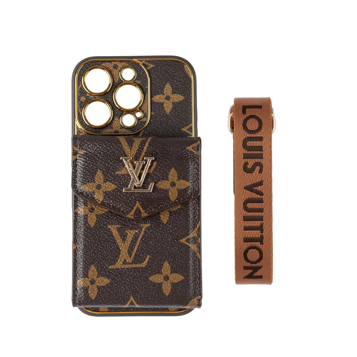 Klassisk luksus kortholder iPhone etui