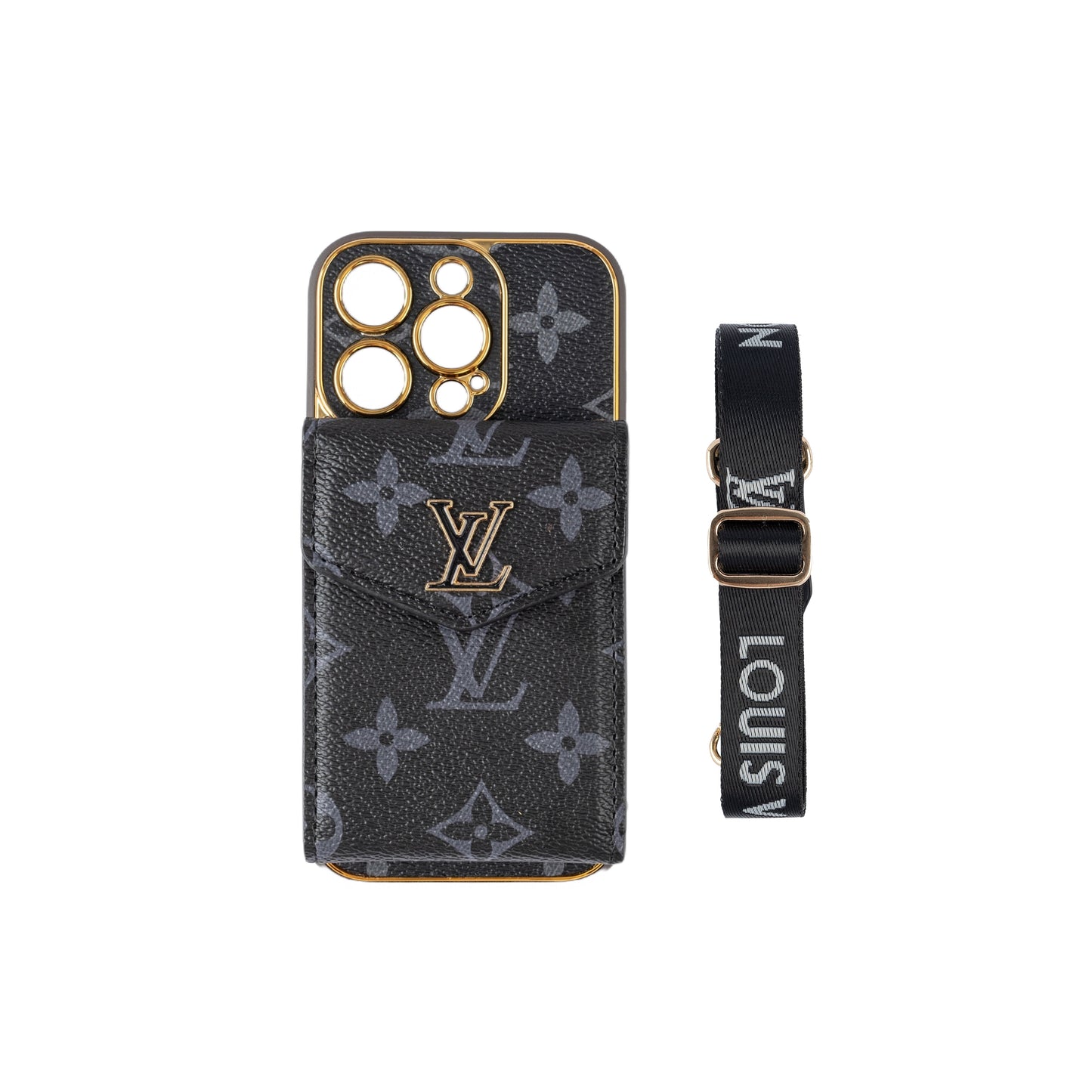 Klassisk luksus kortholder iPhone etui