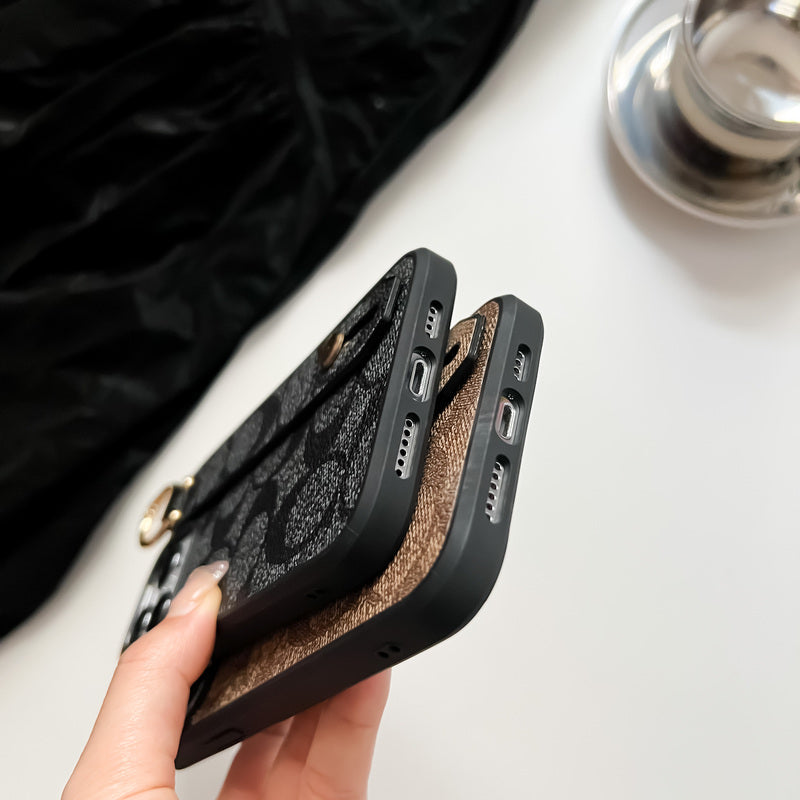 Klassisk iPhone-cover med holder Coffee-SW240330