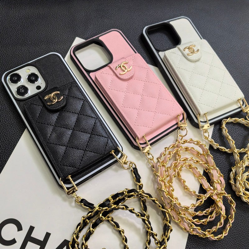 حافظة iPhone جلدية أنيقة عبر الجسم