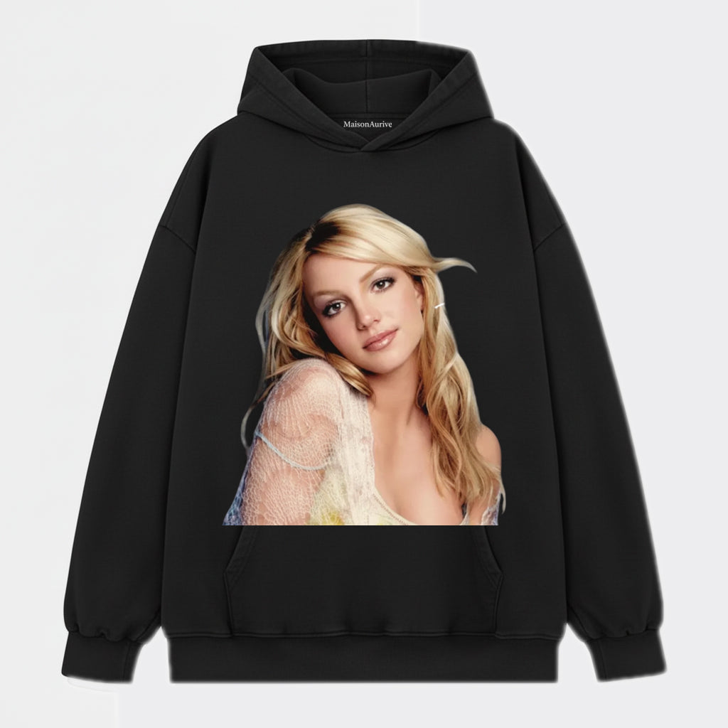 MaisonAurive Washed Edgy Street Tee – Singer Portrait Waterwashed Charcoal